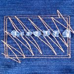 Visible mending and sashiko